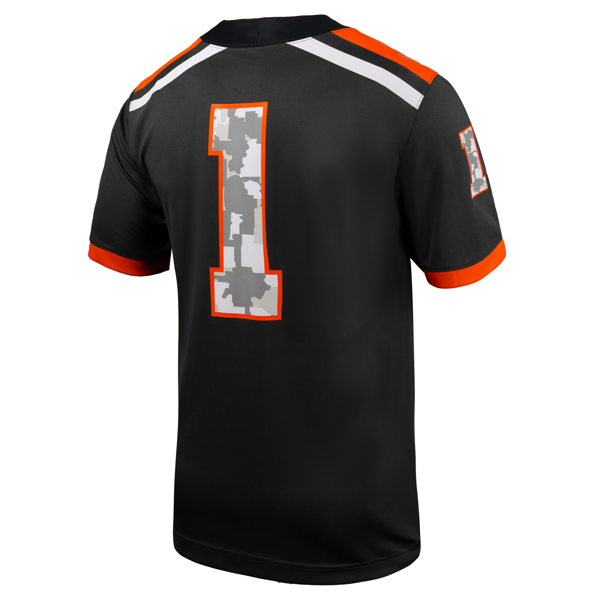 #1 Oregon State Beavers Military Appreciation Untouchable Replica Football Jersey - Anthracite