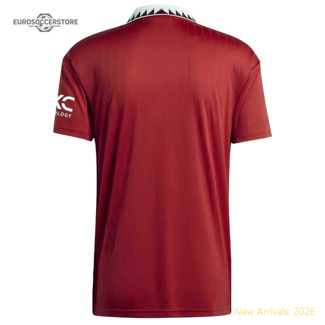 Authentic 2022-2023 Man Utd Home Shirt (ferdinand 5) - Premium