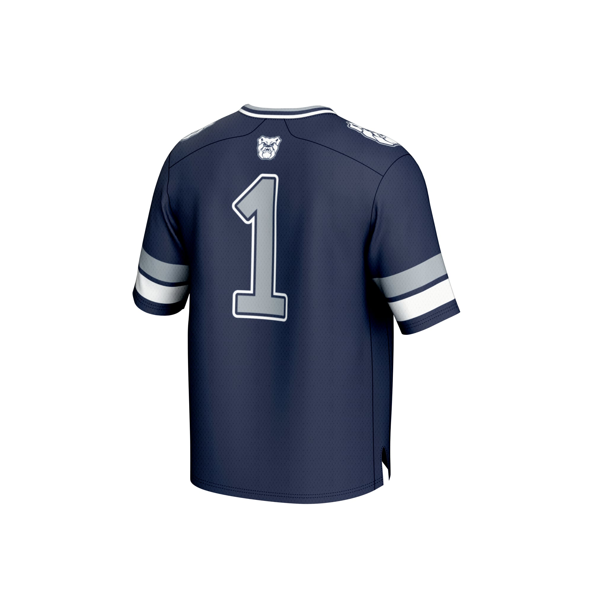 Youth #1 Navy Butler Bulldogs Lightweight Collegiate Football Fashion Jersey