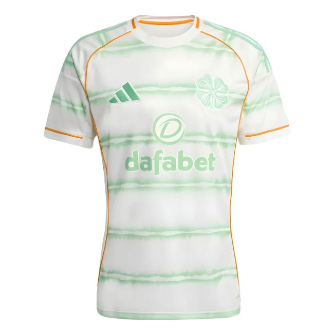 Green And White Hoops Authentic Design Die-hard Fresh Look Fan Shirt