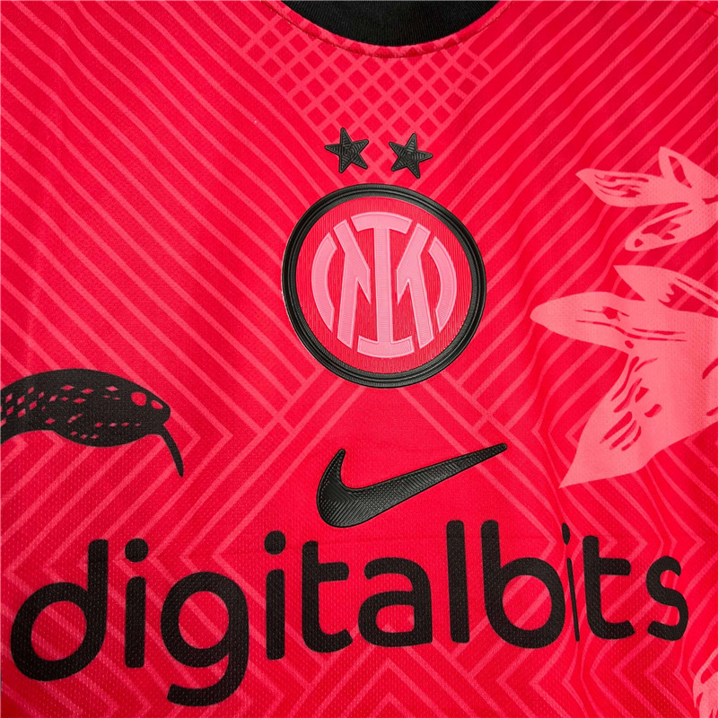 2425 Inter Milan Red Pre Match Jersey Football Shirt - Official