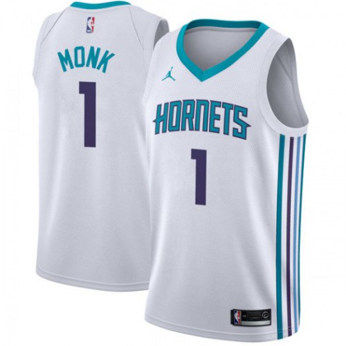 BKN White Nike C. Hornets #1 NBA Jersey NBA Fan Apparel Quality