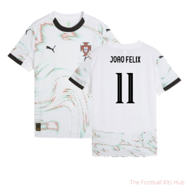 [JED] 2025/26 Portugal Away Shirt (Kids) (Joao Felix 11)