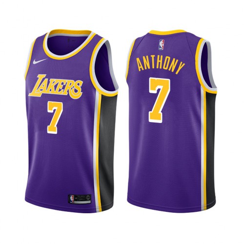 Los Angeles Lakers Carmelo Authentic Style Performance Jersey #7