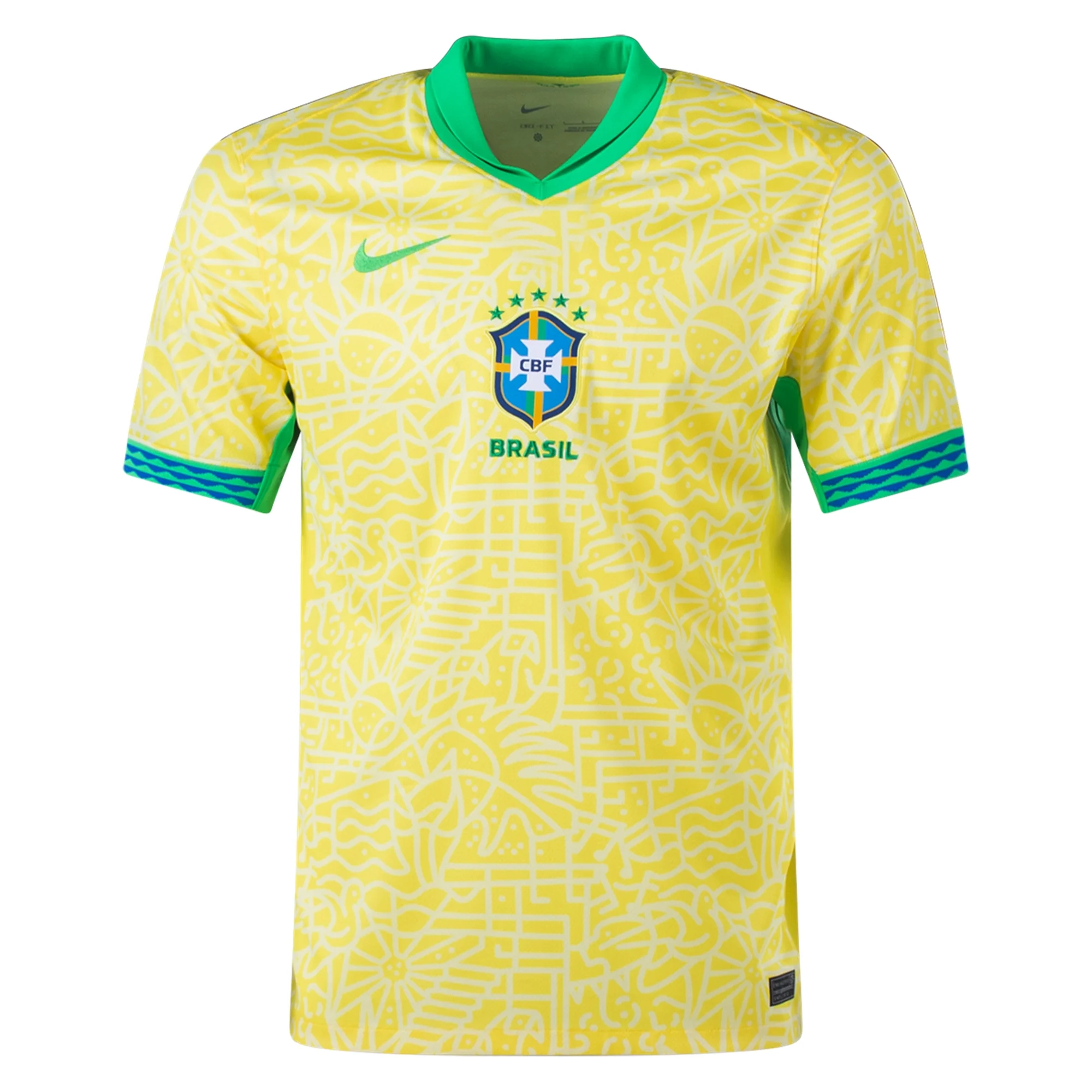 Brazil 2024-2025 Home Football Shirt –  Player Version S