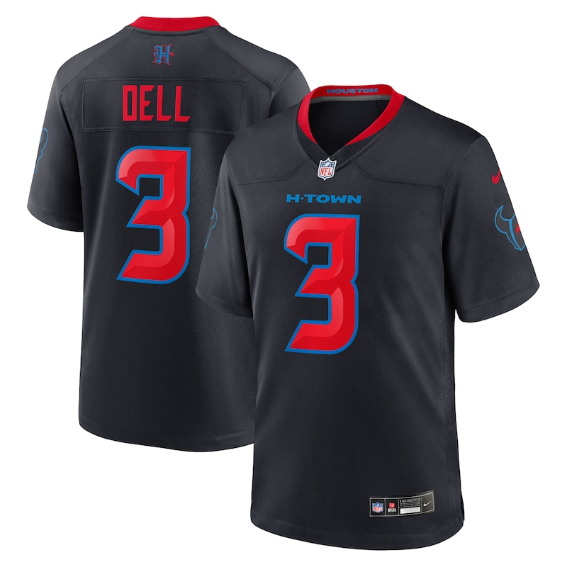 None Tank Dell Houston Texans Historic Franchise Replica Jersey