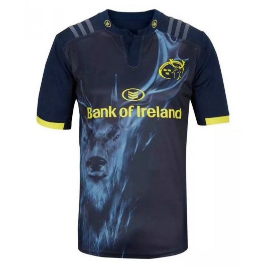 Advanced Fabric Munster Away Blue 2017 Rugby Jersey Shirt