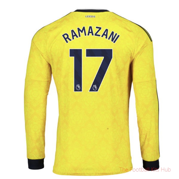 Matchday Leeds Away Long Sleeve 2026-2027 Shirt (Ramazani 17)