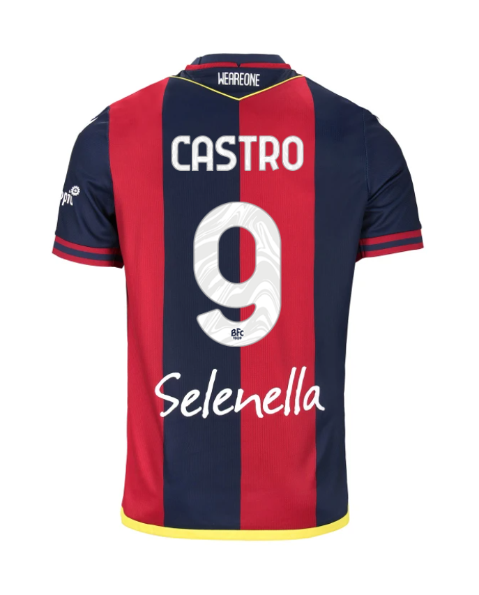 Bologna 24-25 Home Version CASTRO 9 Jersey