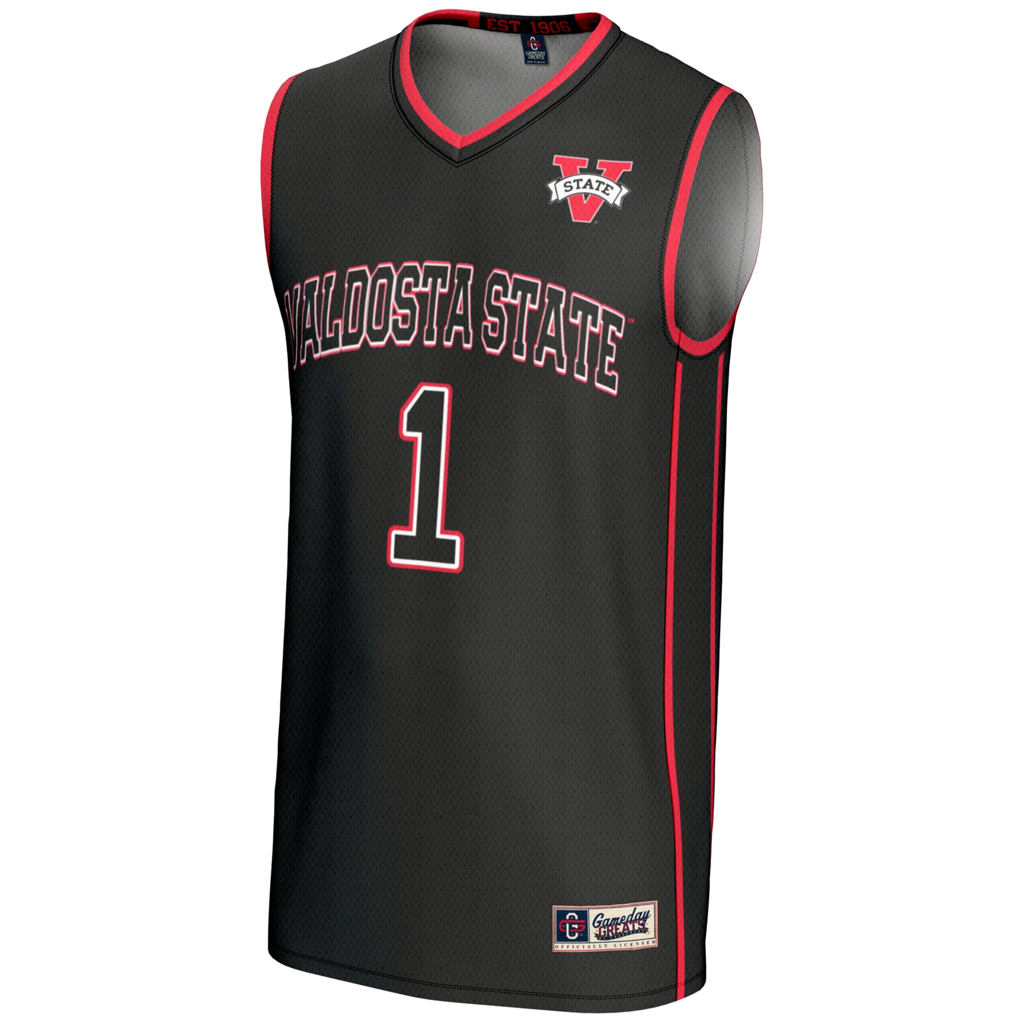 [DDG] Valdosta State Blazers GameDay Greats Youth Lightweight Basketball Jersey - Black