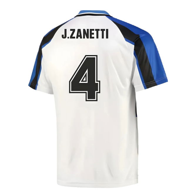 ZANETTI 4 Match Replica Inter Milan Away Fan Jersey (Adults)