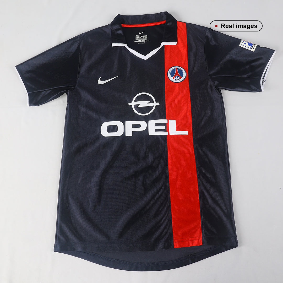 Retro 2001/02 PSG Home Soccer Jersey Authentic Kit