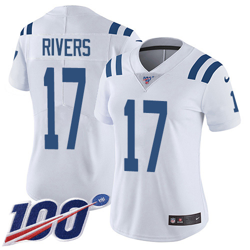 Official NFL Indianapolis Colts #17 Philip Rivers White Limited Jersey