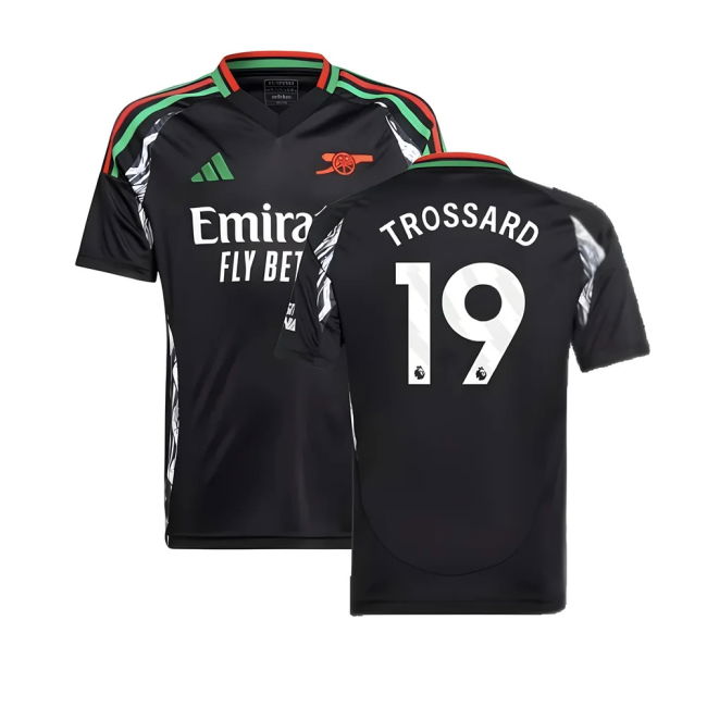 2024-20 Arsenal Away Shirt with Trossard 19 L S Kids