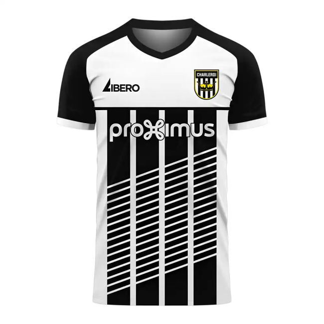 2025-2026 Home Club Kit Charleroi Concept Football Libero - Baby