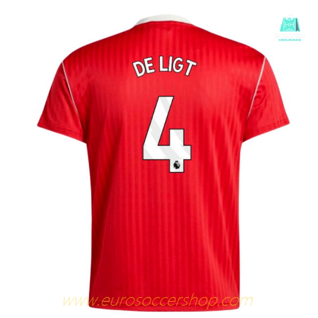 Manchester United Terrace Icons Shirt (Red) (De Ligt 4)
