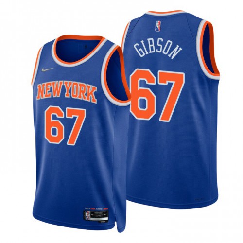 Taj #67 NYK Durable Design NBA Player Jersey Performance