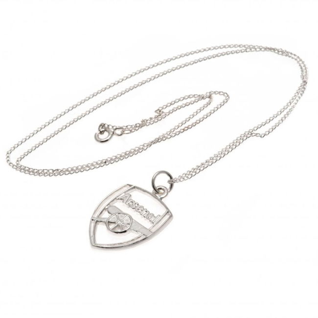 classic Arsenal FC Sterling Silver Pendant & Chain CR