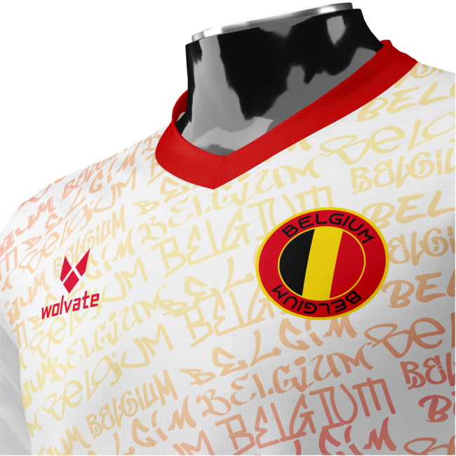 Premium Belgium Heritage Football Team Euro Official Breathable