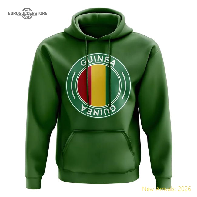 Durable Guinea Football 20242025 Regular Hoodie Modern