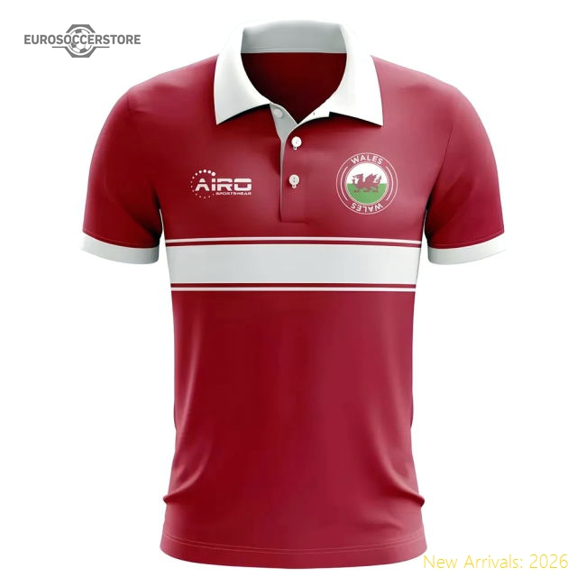 Wales Concept Stripe Polo Game Replica Jersey Ready