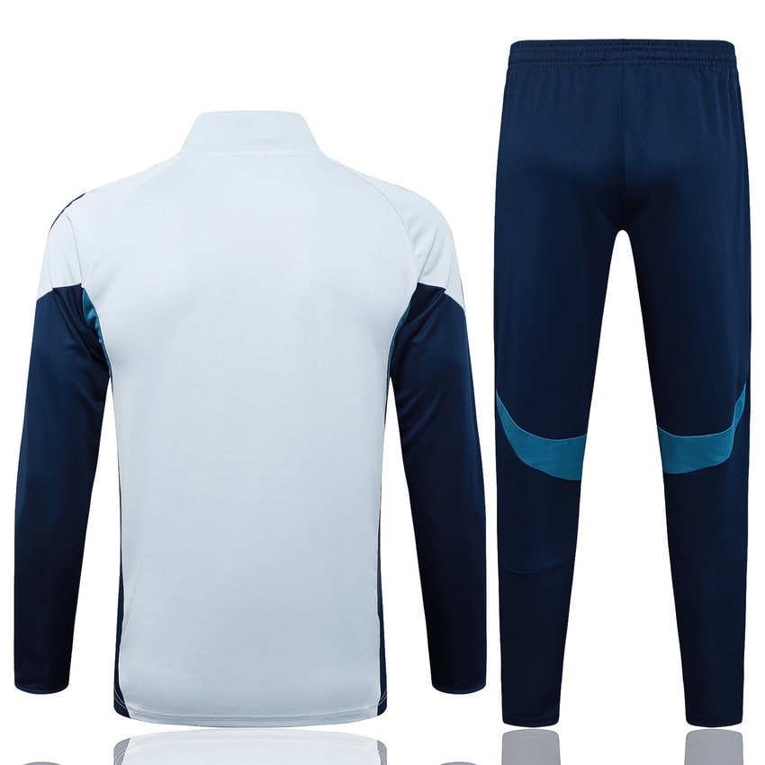 Arsenal Tracksuit Jacket 2025 2026 White Blue