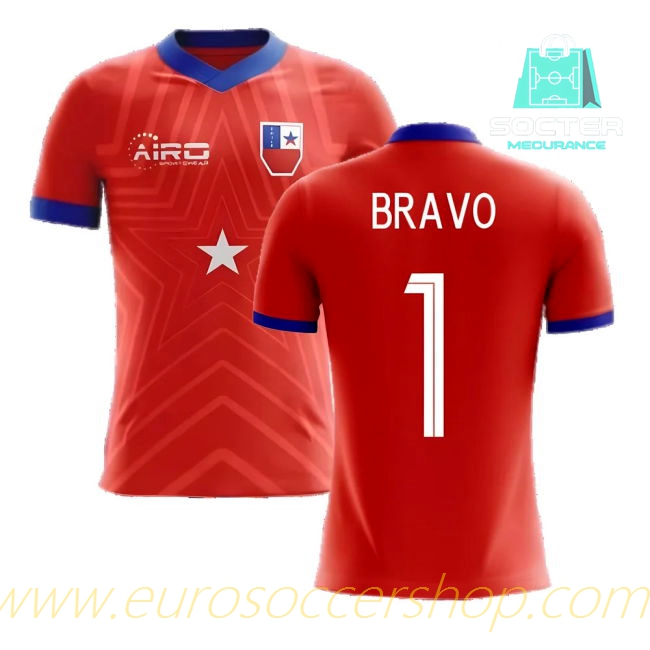 2025-2026 Season Chile Home Football Shirt Youth (Bravo 1)