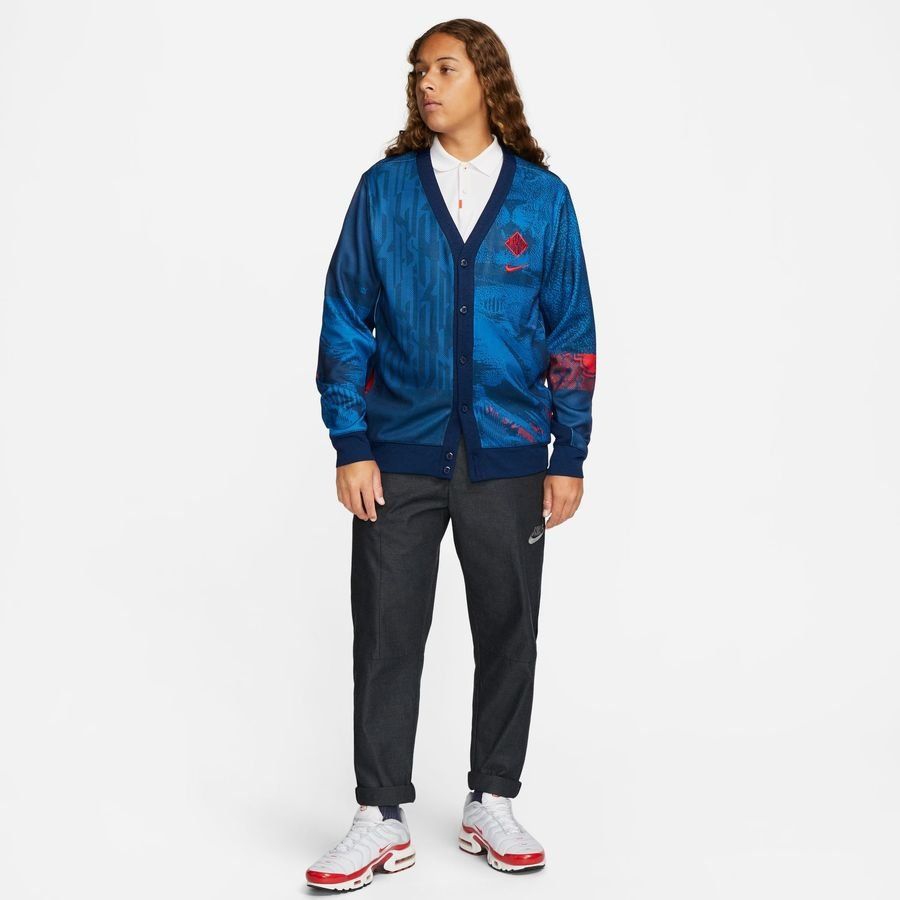 [EFKS] England Cardigan Dri FIT Player Void/Challenge Blue Red Apparel