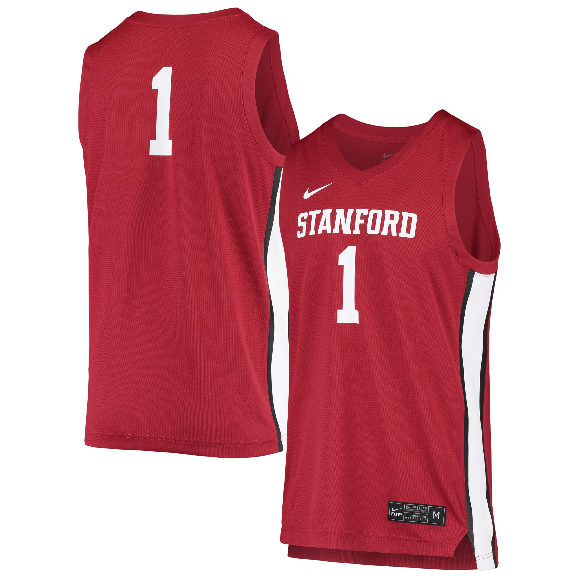 [NJP] Youth Stanford Cardinal Replica Basketball Jersey - Cardinal