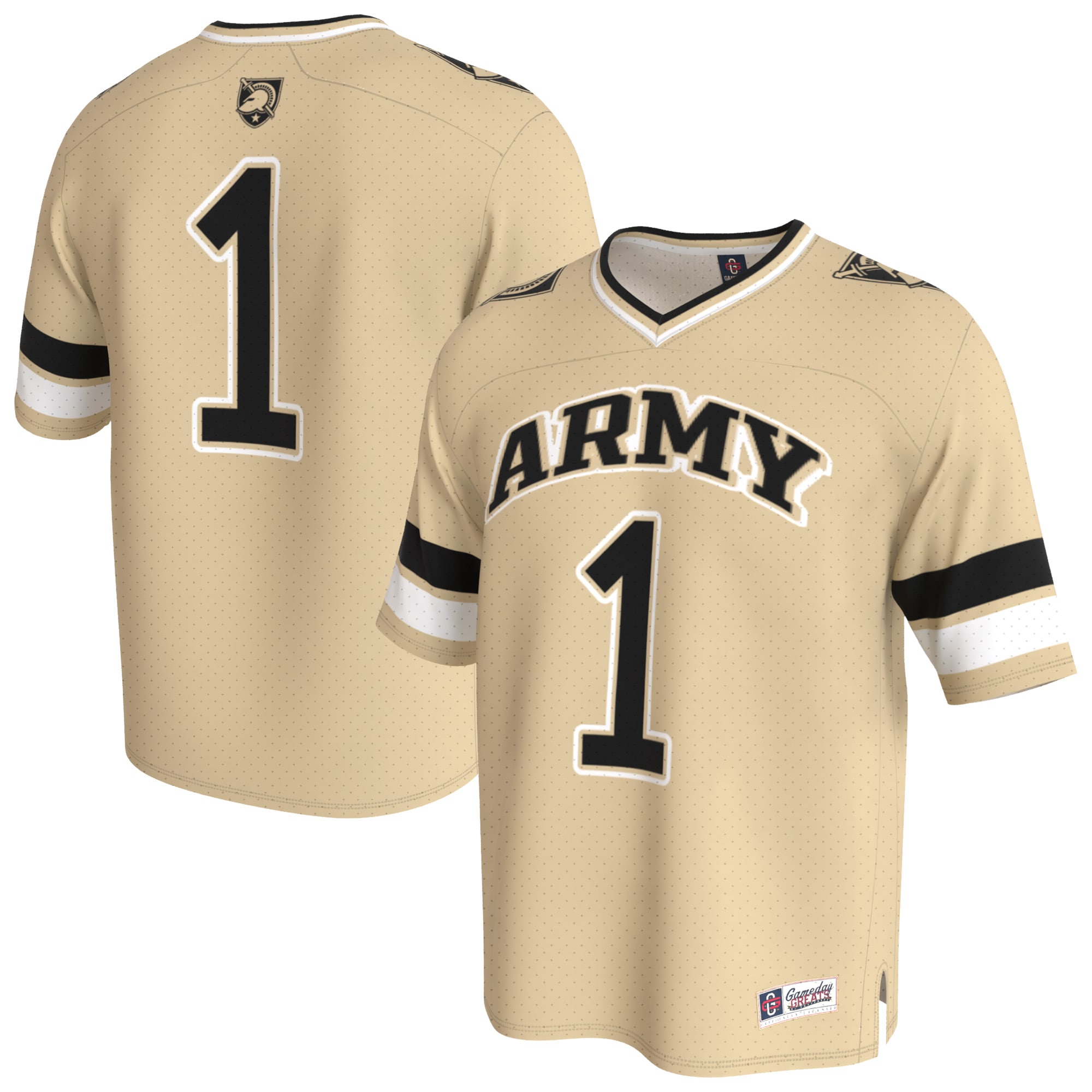 Army Black Knights GameDay Greats Unisex Lightweight Collegiate Football Fashion 26/27 Football Jersey - Gold
