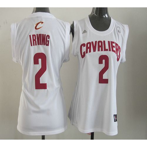 White Kyrie Irving #2 Retro Jersey NBA Fan Apparel Basketball Jersey
