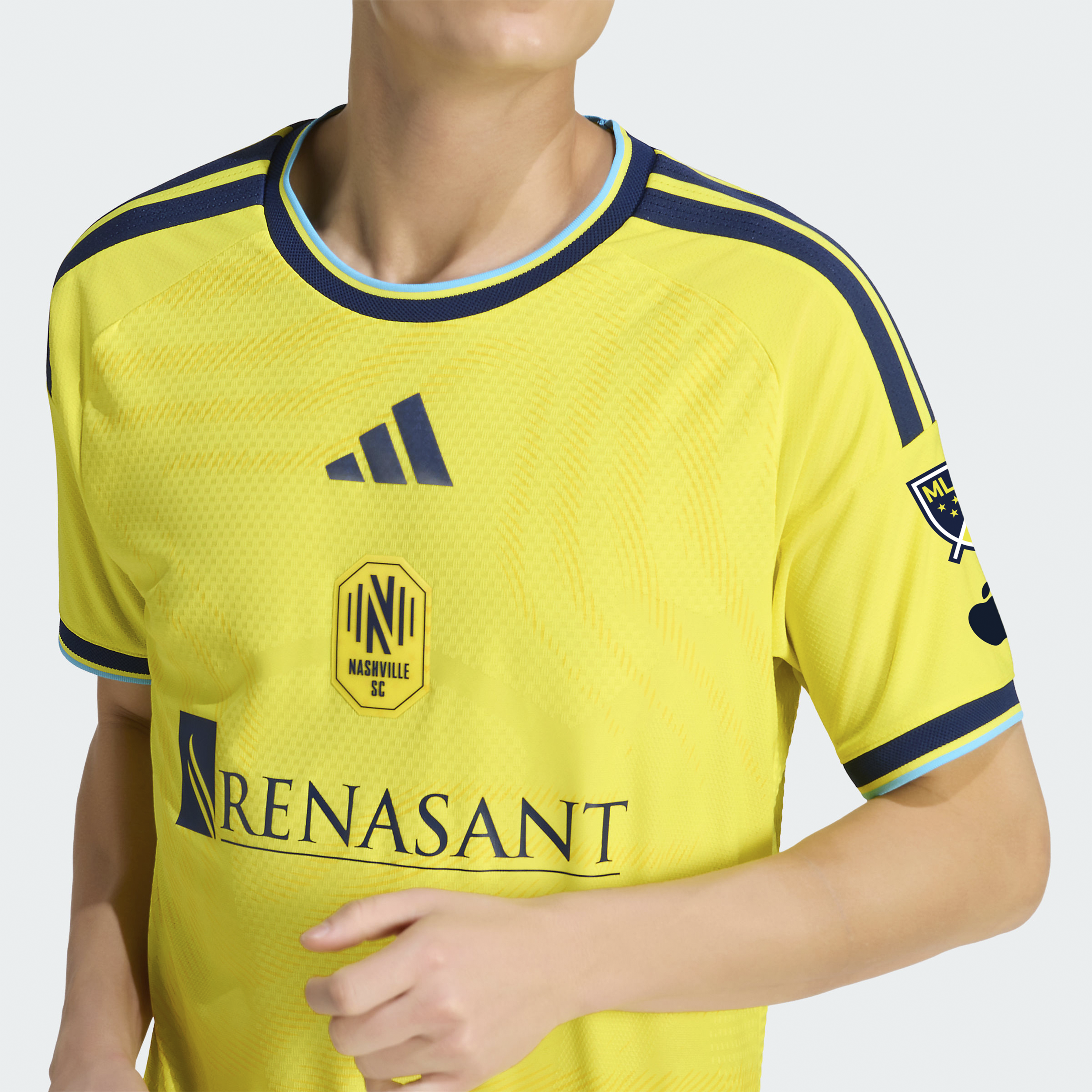 [SJH] Nashville SC 2026 The Reverb Kit On-Field Authentic Patch Jersey - Yellow