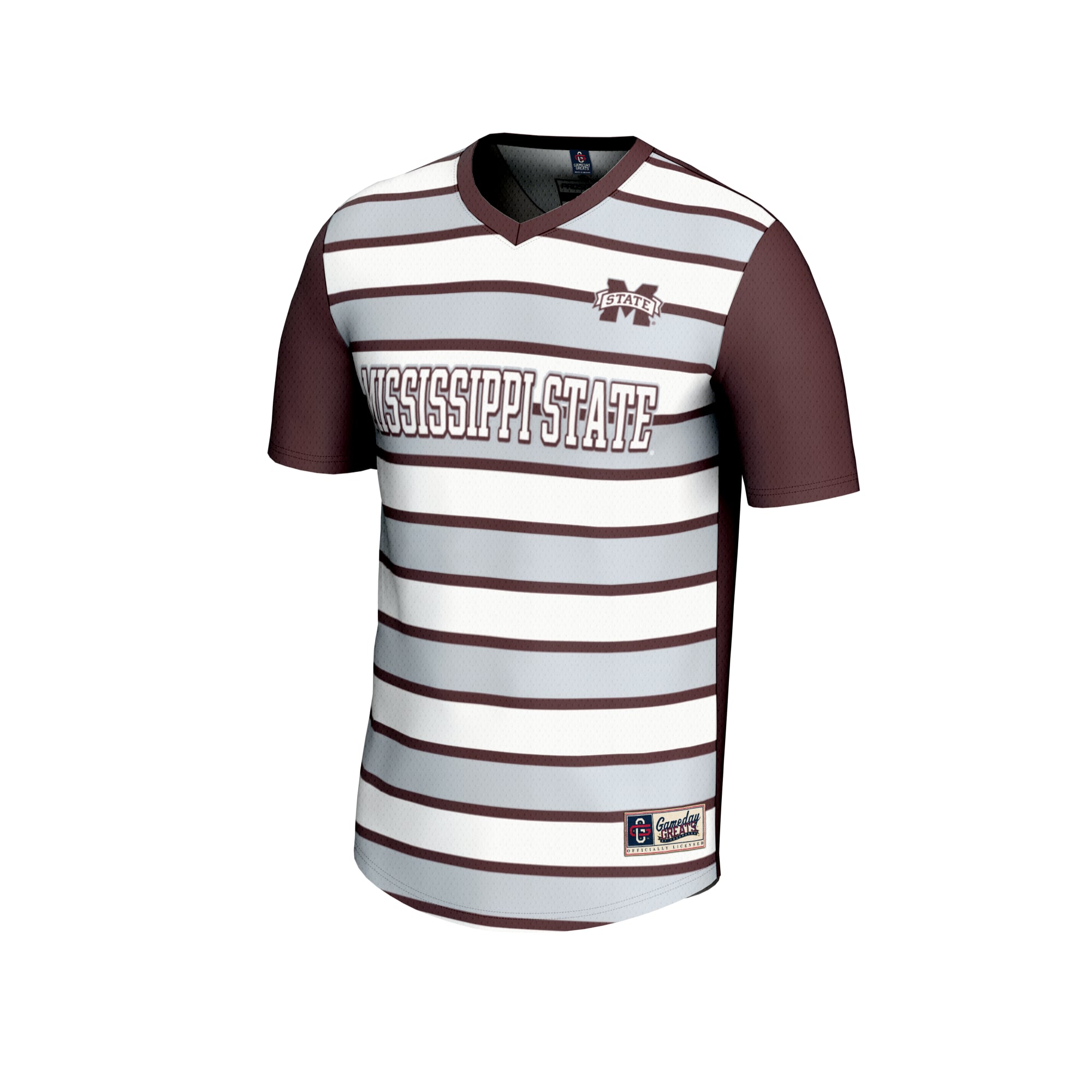 #1 Mississippi State Bulldogs GameDay Greats Youth Lightweight Soccer Fashion Jersey - Maroon
