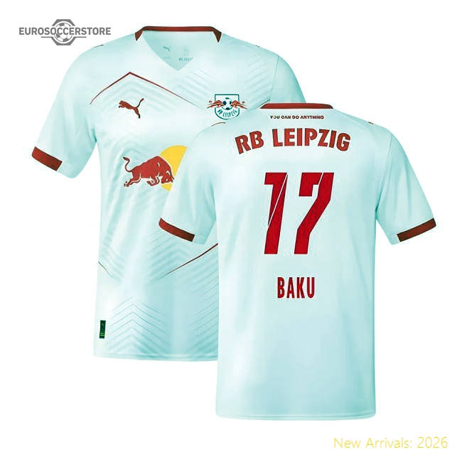 Outstanding 2025-2026 Red Bull Leipzig Home Shirt (baku 17)