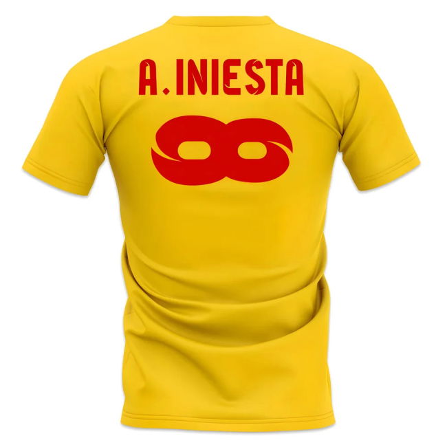 Football T-Shirt (Yellow) UV Protection Stretch Fabric Antibacterial