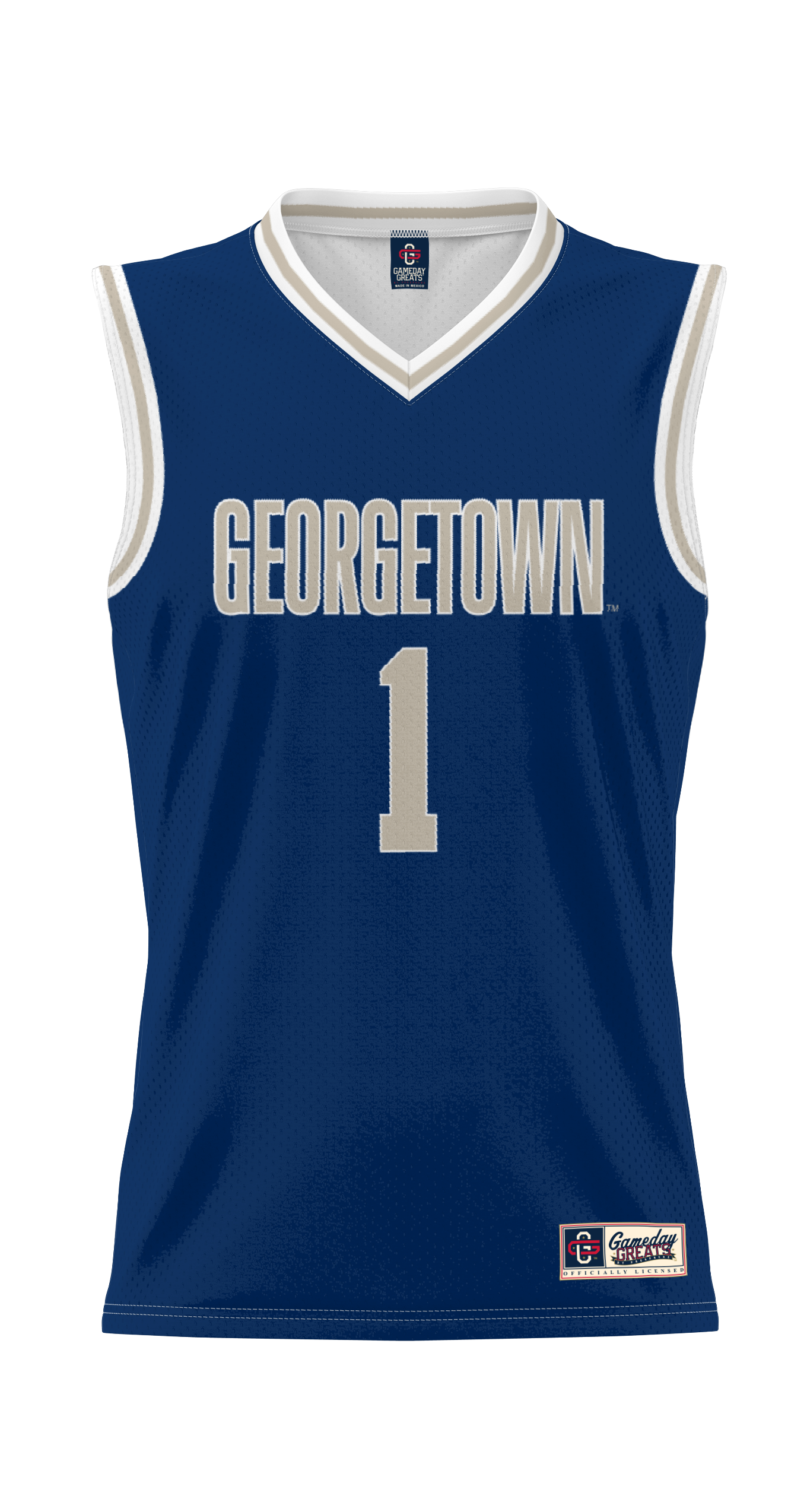 [DDG] Georgetown Hoyas GameDay Greats Youth Lightweight Basketball Jersey - Navy