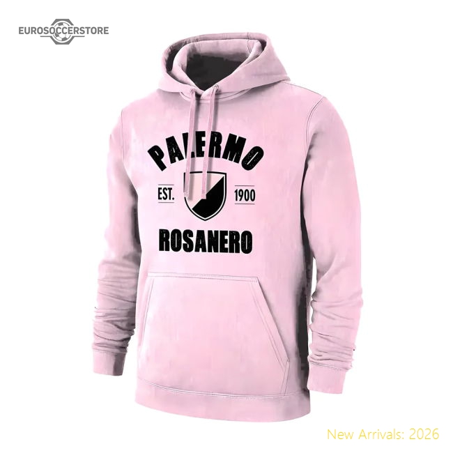 Fan-Favorite Palermo Est.1900 Retro Footer With Hood, Melanze Pink