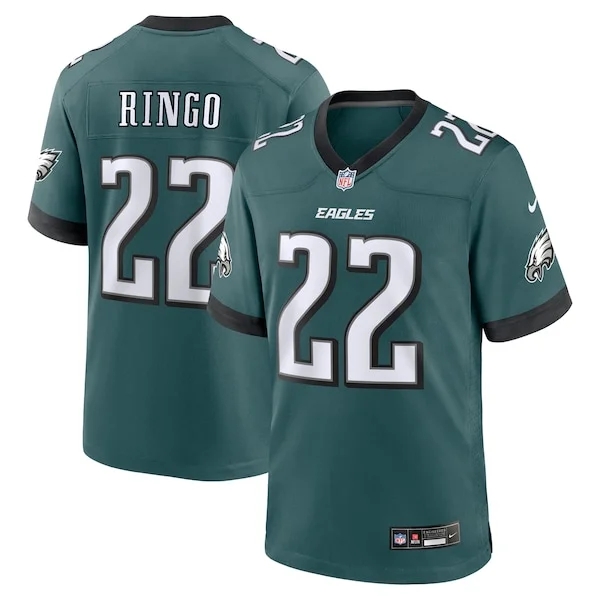 None Kelee Ringo Game Jersey - Green | NFL Player Jersey | NFL Footbal