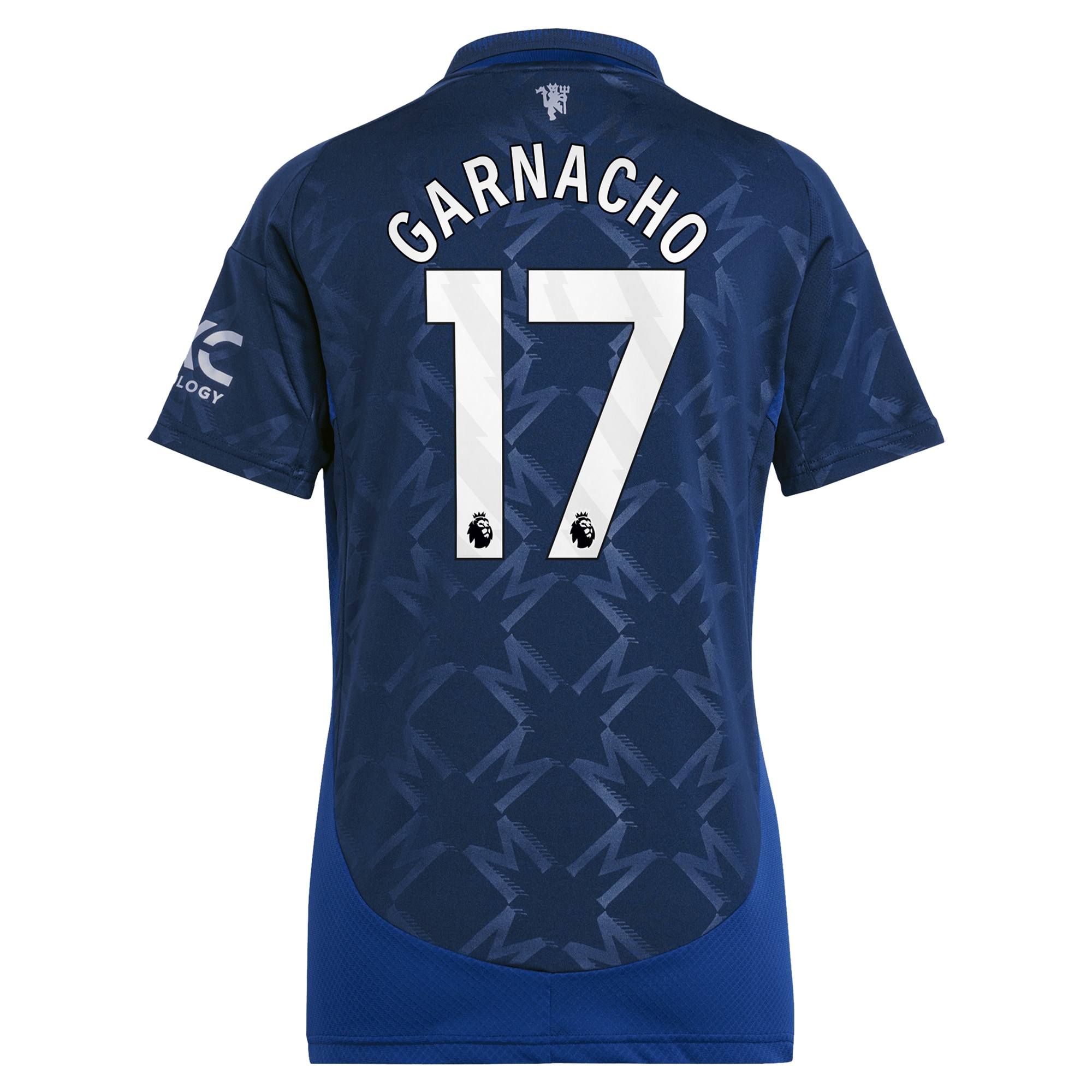 [LK] Alejandro Garnacho Manchester United Women's 2024/25 Away Replica Player Jersey - Navy