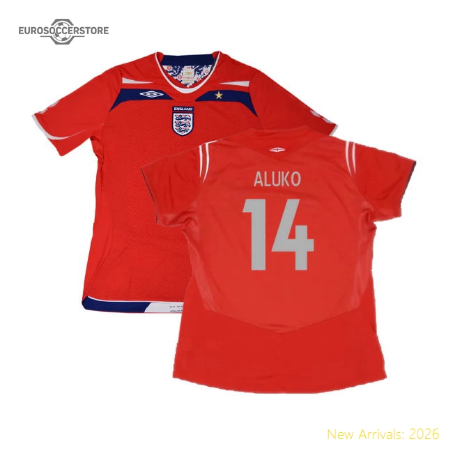 S England Female 2004 Away Jersey Shirt Football Fan Apparel