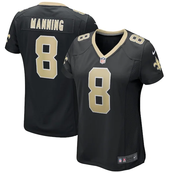 High-Quality NO Saints Game Jersey - Black | NFL Fan Apparel