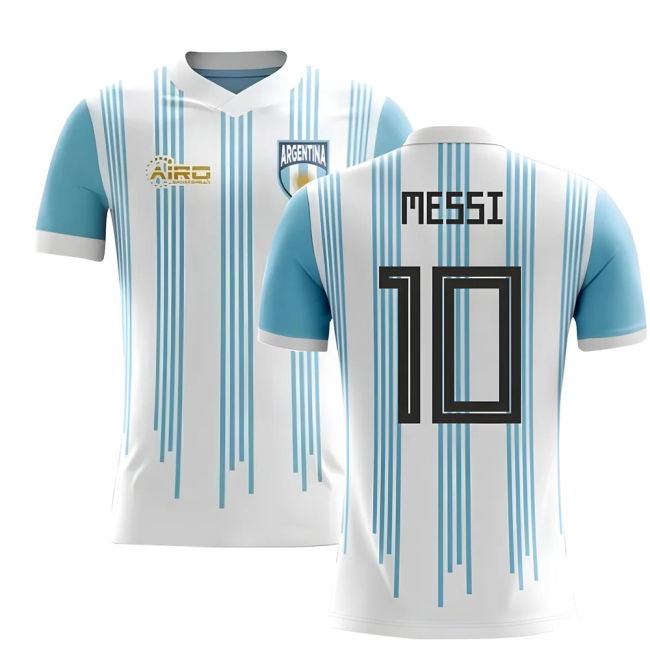 Authentic 2025-2026 Argentina Home Concept Football Shirt (Messi 10) -