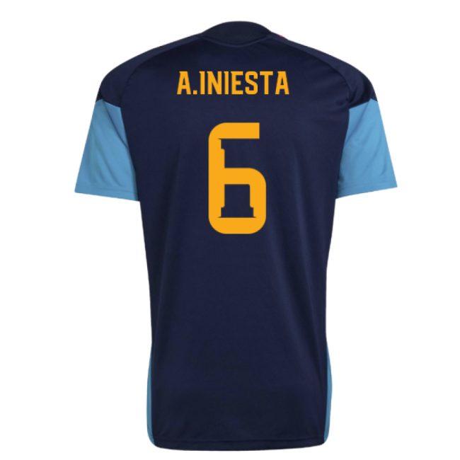 2026-2027 Spain Training Jersey (Night Indigo) (A.Iniesta 6)