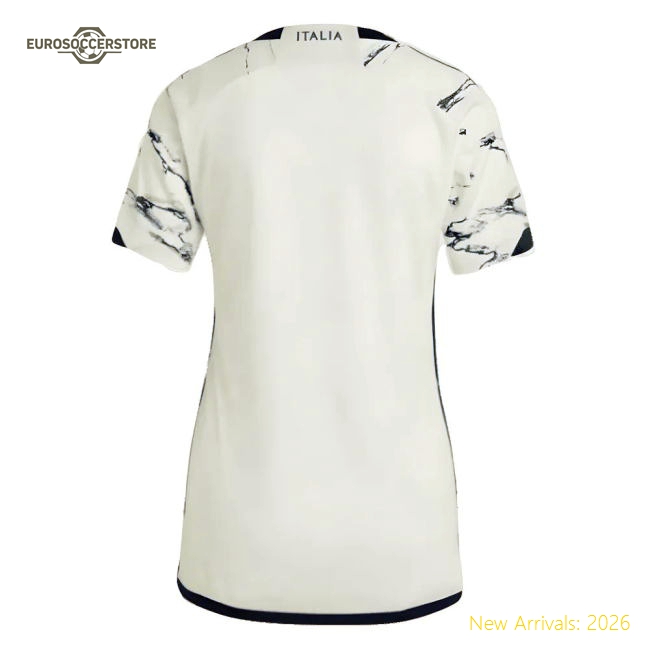 2023-2024 Italy Away Fan Version Ladies Shirt For Match Day