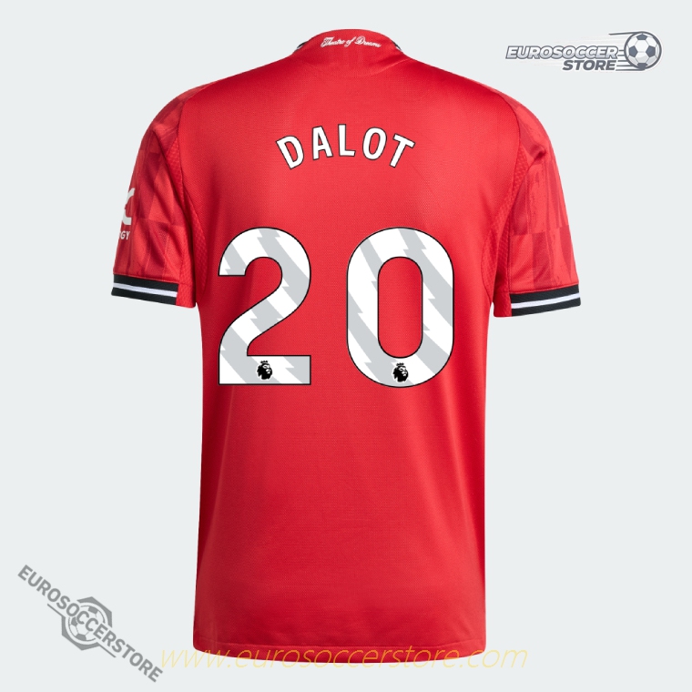 2025-26 Season Manchester United Home Player Version Jersey - DALOT 25