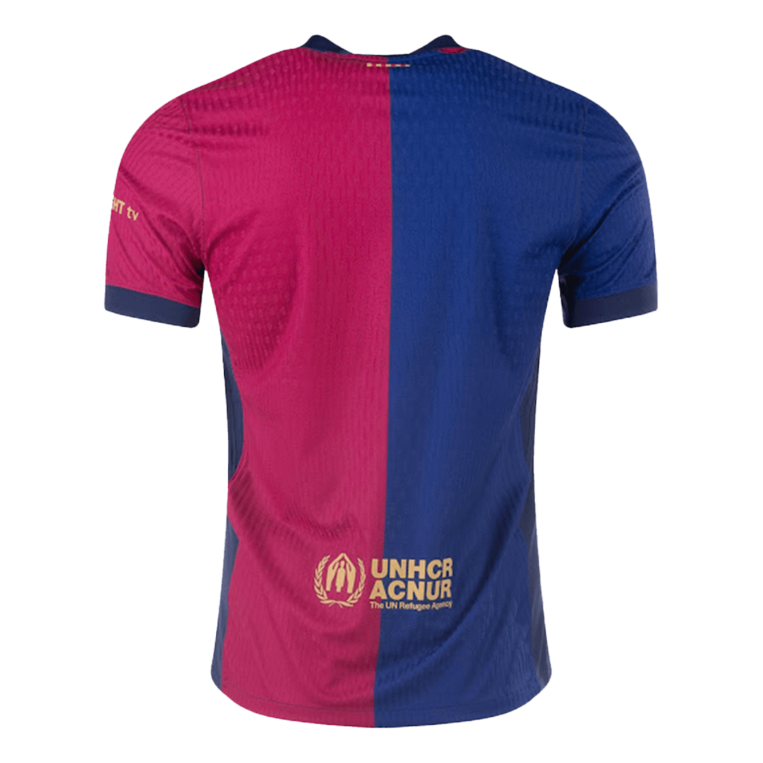 Player Version Barcelona Home Soccer Jersey 2024/25 - COLDPLAYAuthenti