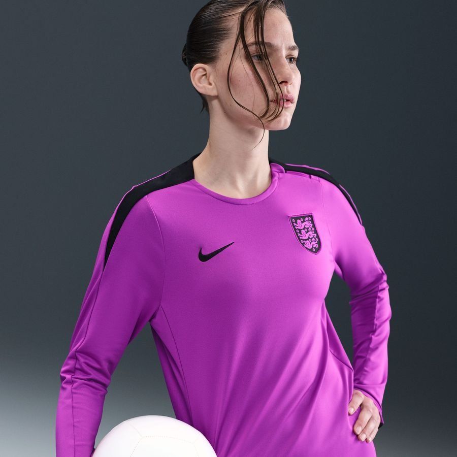 England Training Shirt Dri Fit Strike Crew Women's Euro 2025 Vivid Pur