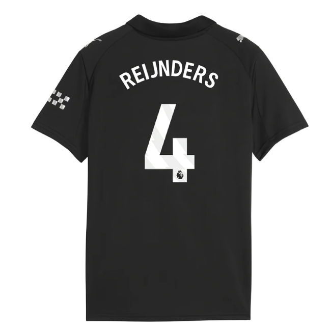 2025-2026 Man City Away Mini Kit (Reijnders 4) (Match Day)