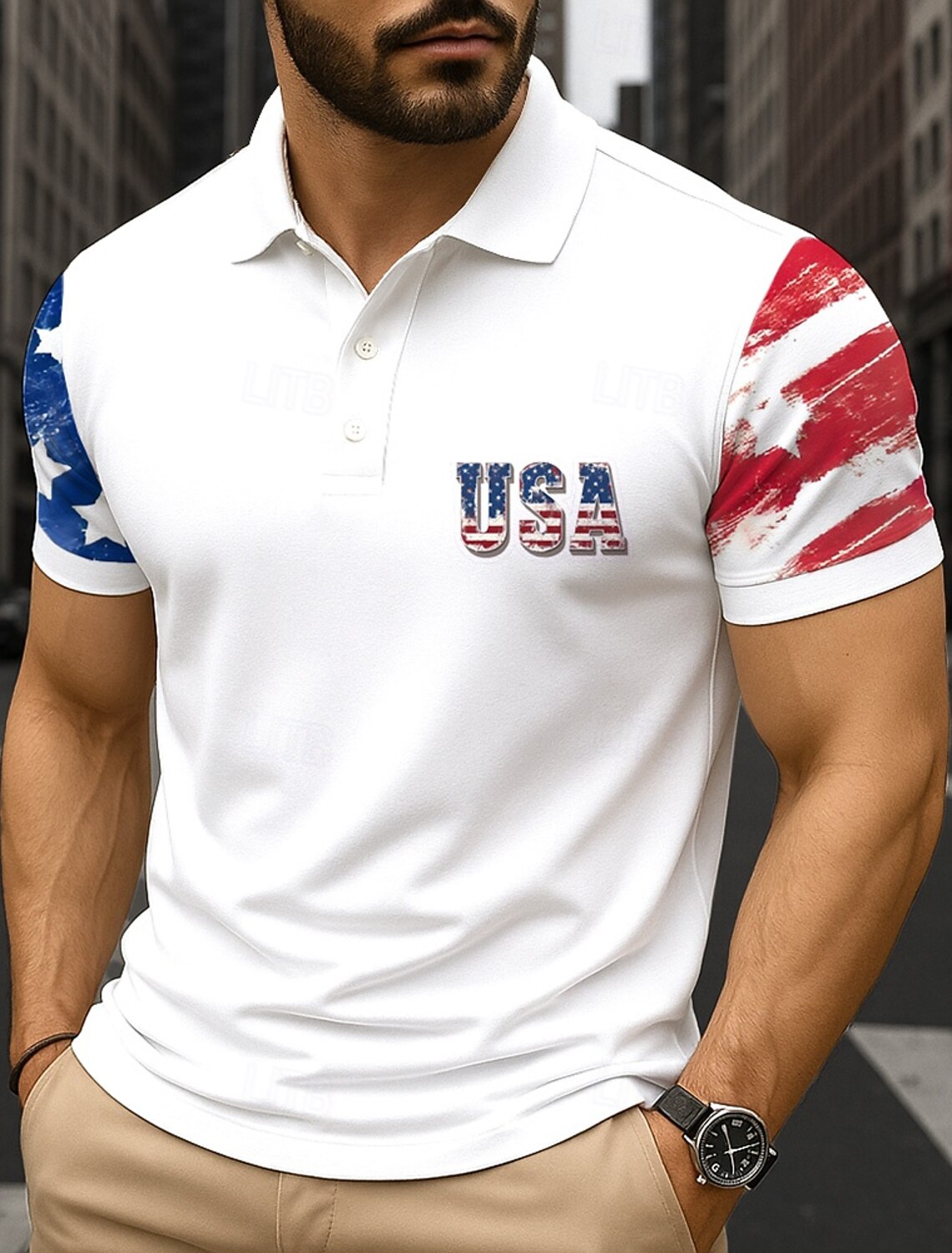 Independence Day Men's 4th of July U.S. 250th Anniversary US Flag Patriotic Lined Shorts 2 in 1 Board Shorts Swim Trunks Mid Waist Holiday Side Pockets With Compression Liner Elastic Drawstring Waist