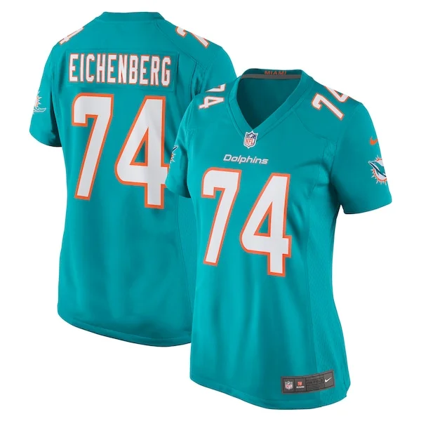 None Liam Eichenberg Game Jersey - Aqua | NFL Player Jersey | NFL Foot